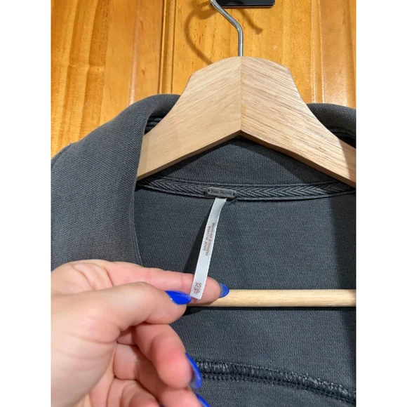 Free People Ruby Jacket Women’s Grey Fleece Oversized Casual Shacket XS - Picture 4 of 8